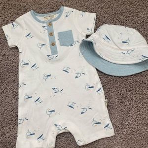 BRAND NEW Romper & Hat
